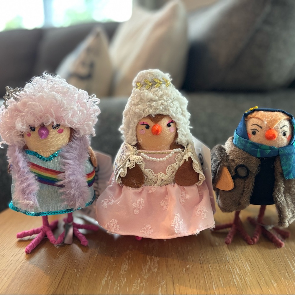 Target Pride Featherly Friends 2025 Collectible Birds Queen, Heiress, Mrs Pride